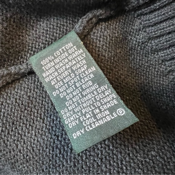 Rodd & Gunn 1/4 zip knit cotton sweater Mens size medium Granite dark gray - Picture 6 of 8